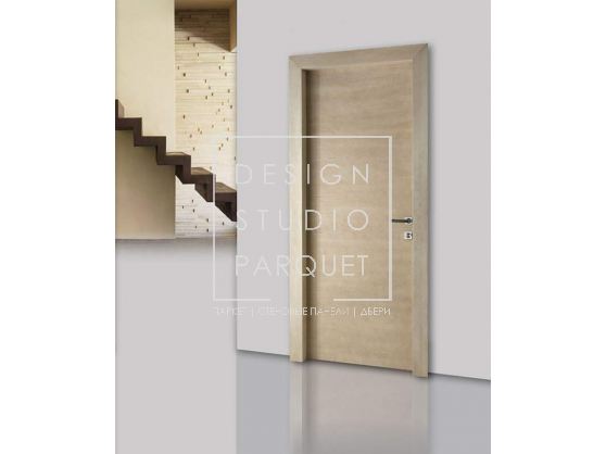 Дверь распашная New Design Porte Metropolis Guidetto Wood 1011/QQ/H Frassino Finitura Sabbia Con Fumina